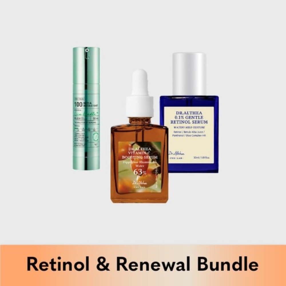 [C_] Retinol & Renewal Korean Beauty Set | Dr. Althea, VT, Vitamin C